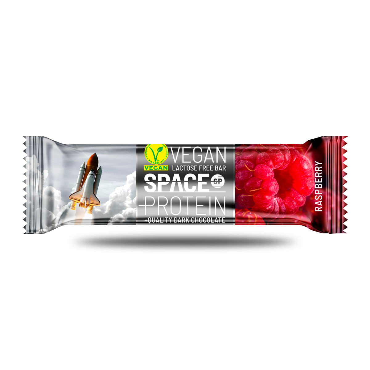 Space Protein Barra Proteina Vegan 40 G Raspberry