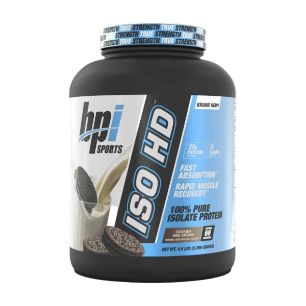 BPI Proteina Iso Hd 4.9 Lb Cookies And Cream 69sv - Proteína, creatina y suplementos originales – LORDXFIT Chile