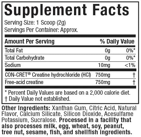 Muscletech Creatina Creactor 274 G Sin Sabor (Cell-Tech) - Proteína, creatina y suplementos originales – LORDXFIT Chile