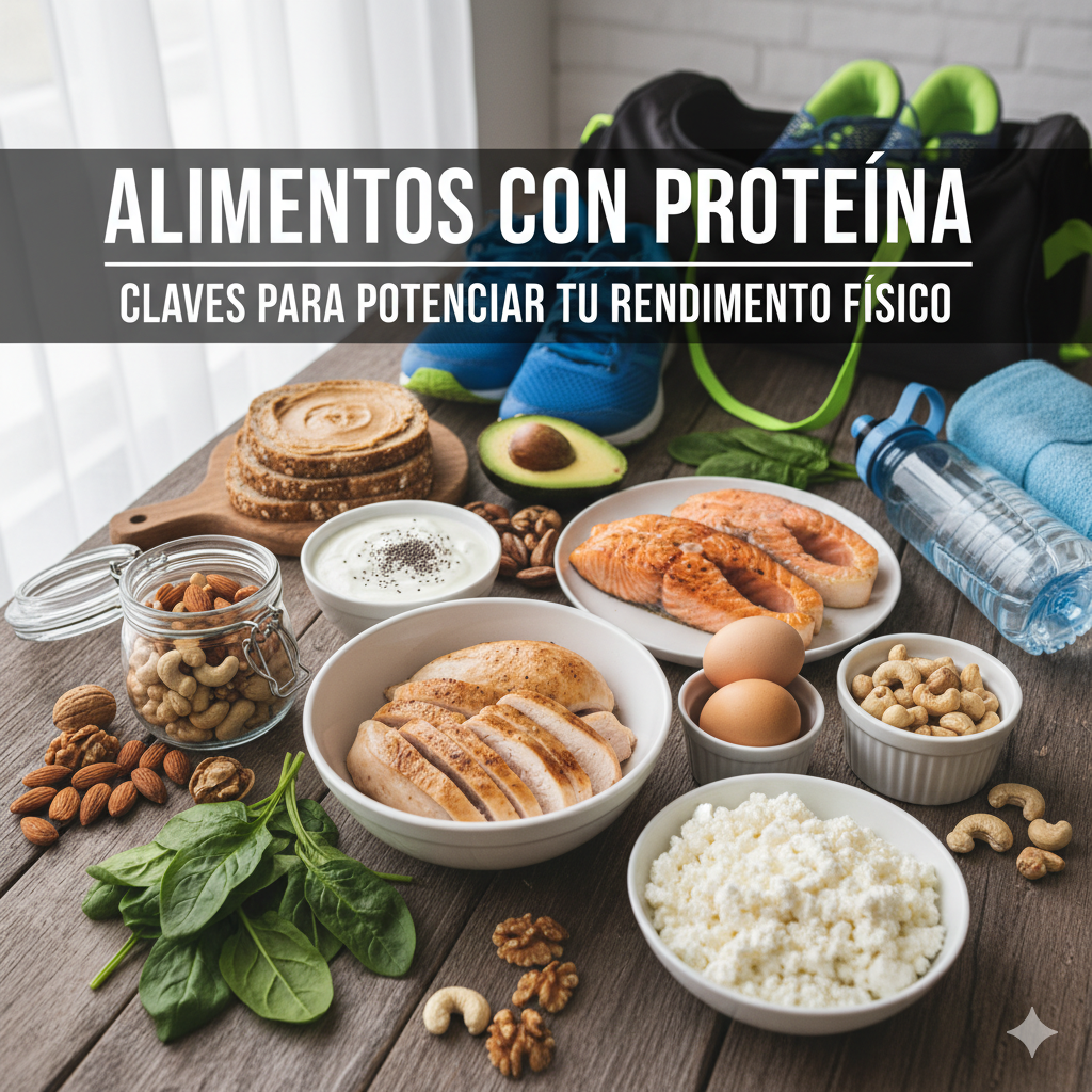 ALIMENTOS CON PROTEÍNA: CLAVES PARA POTENCIAR TU RENDIMIENTO FÍSICO