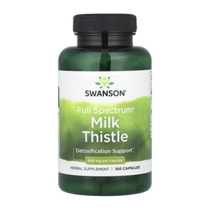 Swanson Milk Thistle Silimarina, Cardo Mariano 500mg 100 Cap