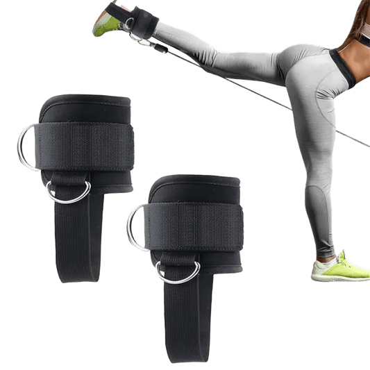 Lordxfit 2 piezas de correas ajustables para tobillo para fitness y ejercicio - Default Title