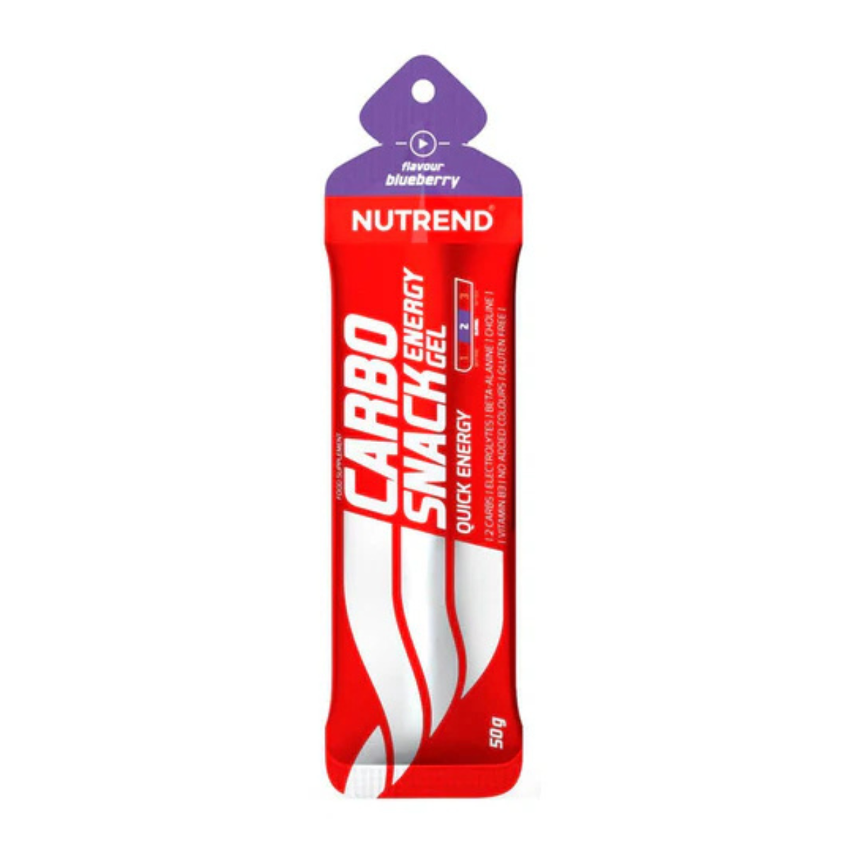 Lordxfit Carbo Snack Energy Gel 50g Sachet X Unidad Nutrend - Default Title