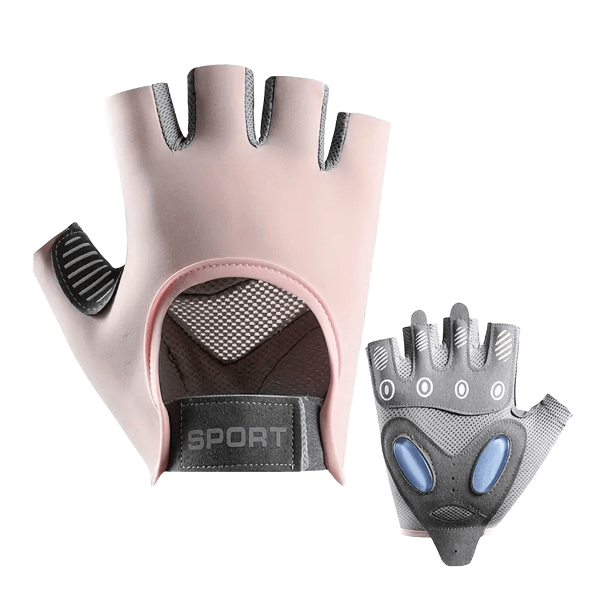 Lordxfit Guantes de Entrenamiento Medio Dedo con Cierre Ajustable - Default Title
