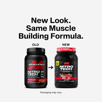 Muscletech Nitro Tech 2 Lb Cookies And Cream Proteína Whey