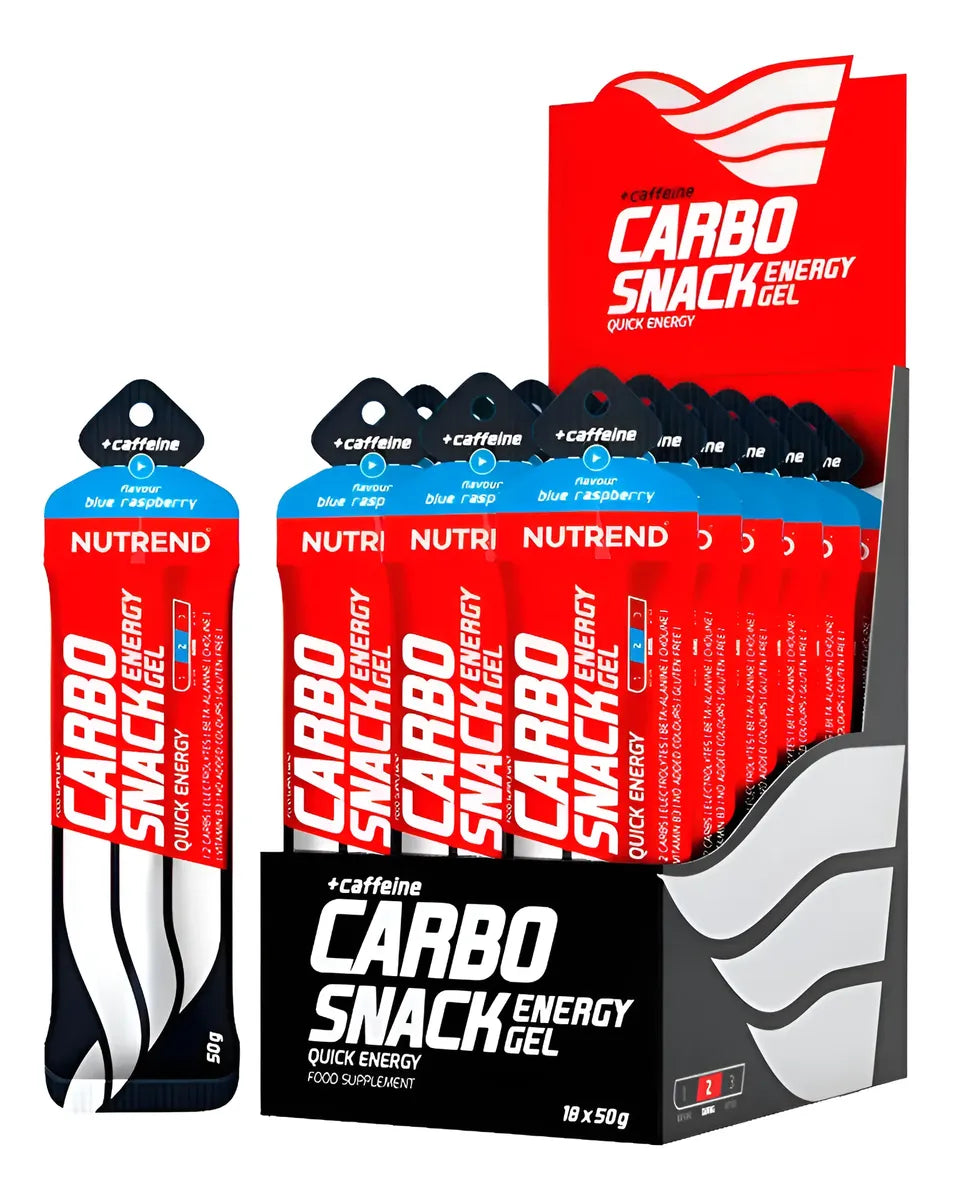 Caja Carbo Snack Energy Gel + Caffeine 50 g x UNIDAD