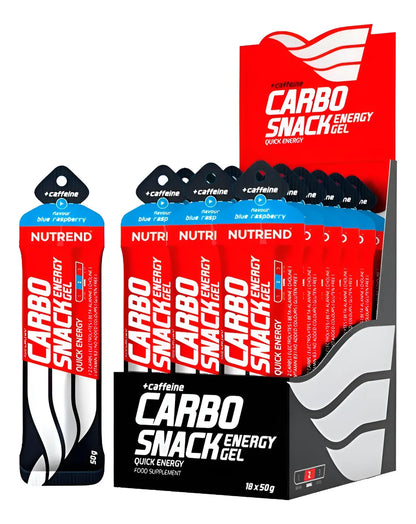 Caja Carbo Snack Energy Gel + Caffeine 50 g x UNIDAD