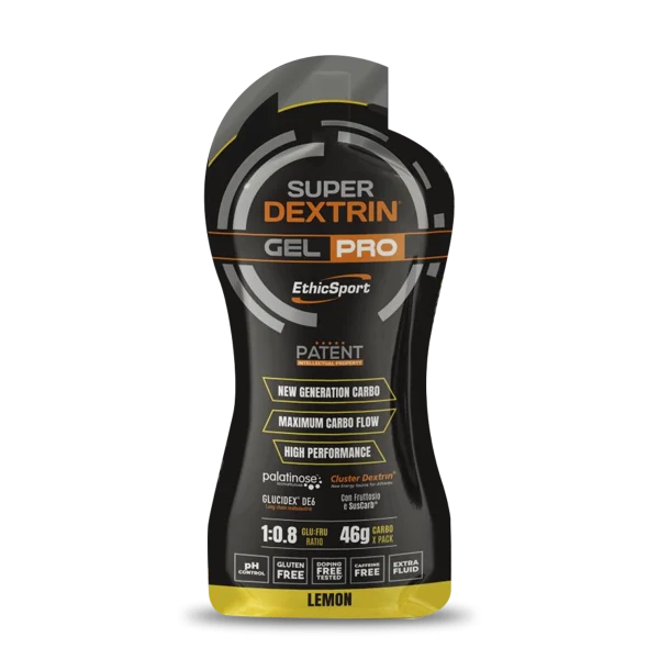 ETHIC SPORT GEL SUPER DEXTRIN PRO 60 ML LEMON - Proteína, creatina y suplementos originales – LORDXFIT Chile