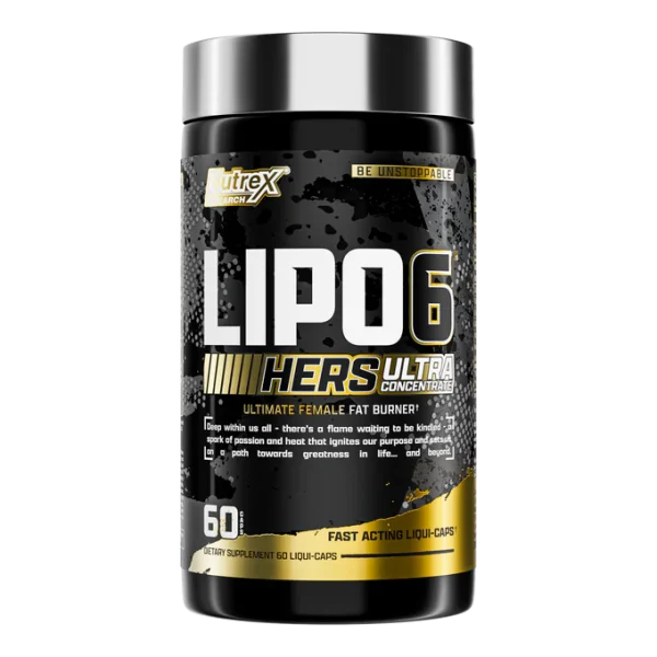 Nutrex Quemador Lipo 6 Black Hers 60 Caps - Proteína, creatina y suplementos originales – LORDXFIT Chile