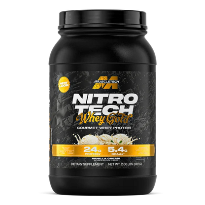 Muscletech Nitro Tech Whey Gold 2 lb - Proteína, creatina y suplementos originales – LORDXFIT Chile