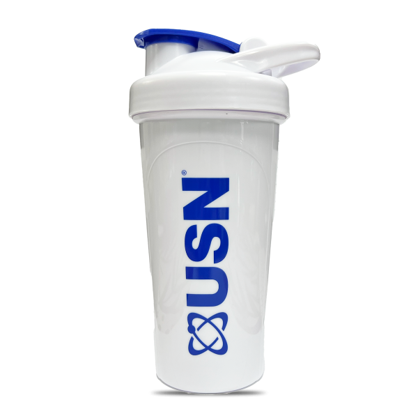 Lordxfit USN Shaker Blanco Logo Azul 700 ml - Default Title