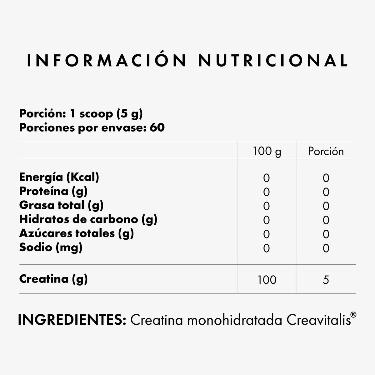 Creatina Monohidratada Creavitalis