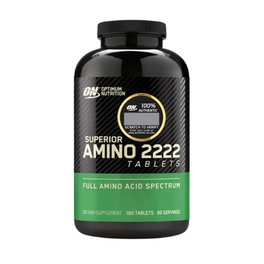 Super Amino 2222 Tabs 160 Tabletas Optimum Nutrition - Proteína, creatina y suplementos originales – LORDXFIT Chile