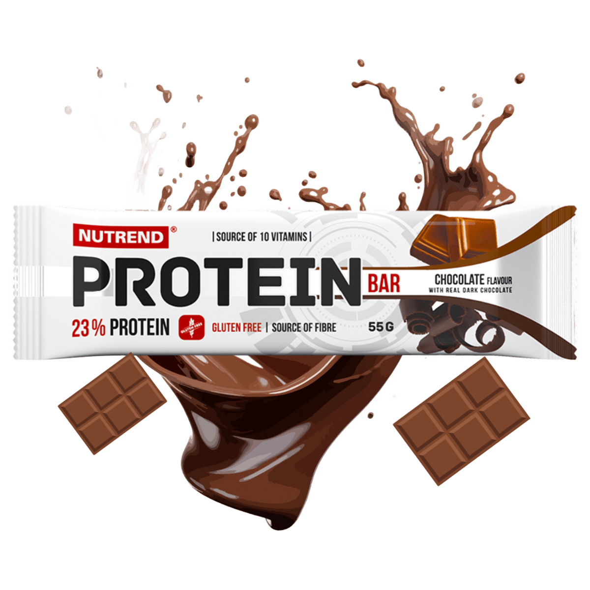 Proteina Nutrend 55gr - Nutrend Sabor Chocolate X UNIDAD