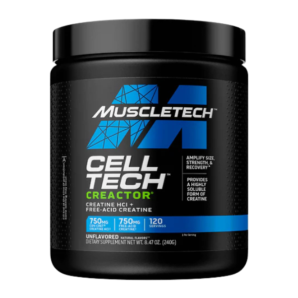 Muscletech Creatina Creactor 274 G Sin Sabor (Cell-Tech) - Proteína, creatina y suplementos originales – LORDXFIT Chile