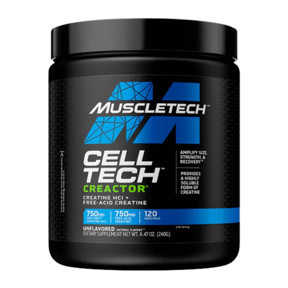 Muscletech Creatina Creactor 274 G Sin Sabor (Cell-Tech) - Proteína, creatina y suplementos originales – LORDXFIT Chile