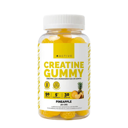 CREATINA MONOHIDRATADA GOMITAS 360GR - 4ACTIVE