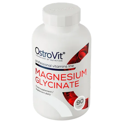 Suplemento de Magnesio Glicinato de OstroVit en cápsulas, 90 unidades, para apoyo muscular y bienestar general
