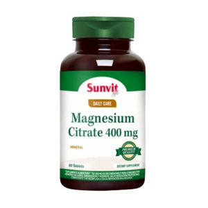 Sunvit Vitamina Magnesio Citrato 400Mg 60 Tabs