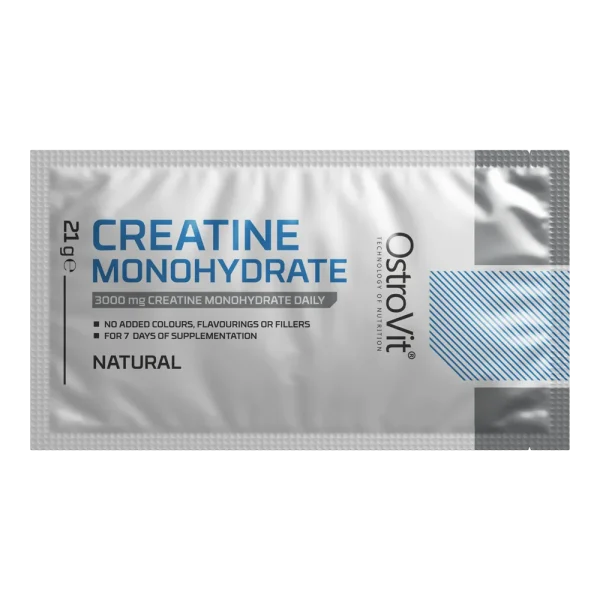 Muestra de creatina monohidratada OstroVit 21 g sabor natural para 7 dias