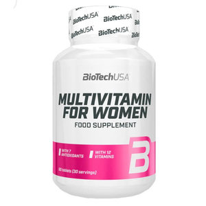Multivitaminas Mujer 60 Cápsulas BiotechUsa