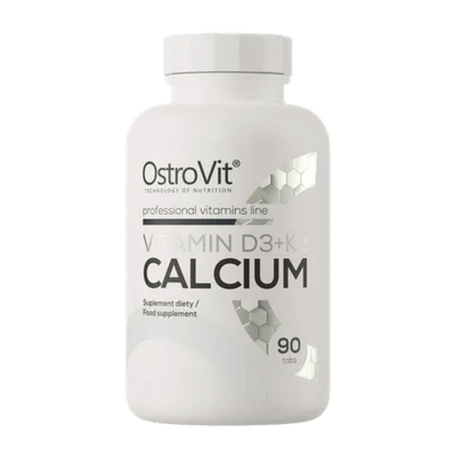 Vitamina D3 + K2 + Calcio 90 Tabletas