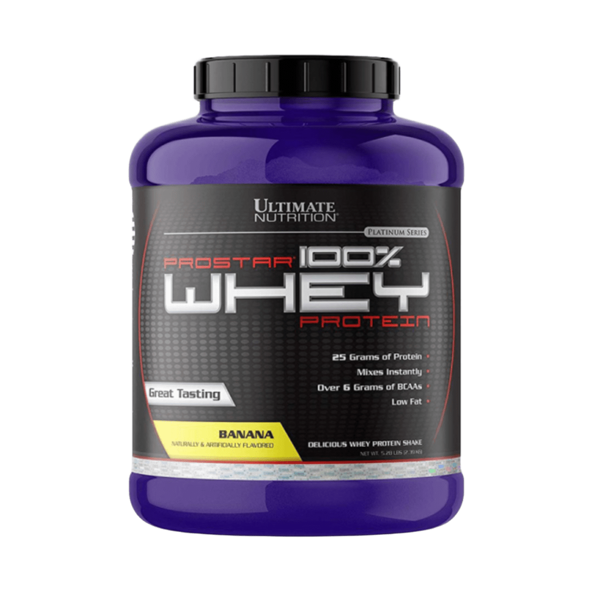 Ultimate Proteina Prostar 100% Whey 5.28 Lb Sabor Banana 