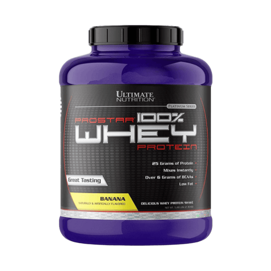 Ultimate Proteina Prostar 100% Whey 5.28 Lb Sabor Banana 
