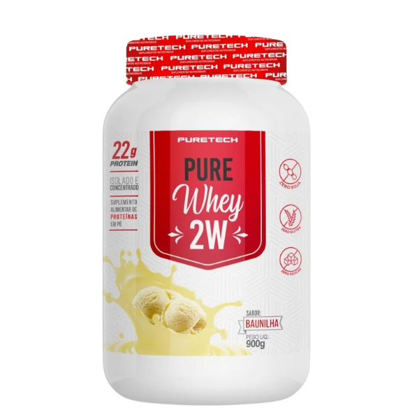 Proteína PURETECH Blend Vainilla 900g Concentrado+Aislado 36sv - Proteína, creatina y suplementos originales – LORDXFIT Chile