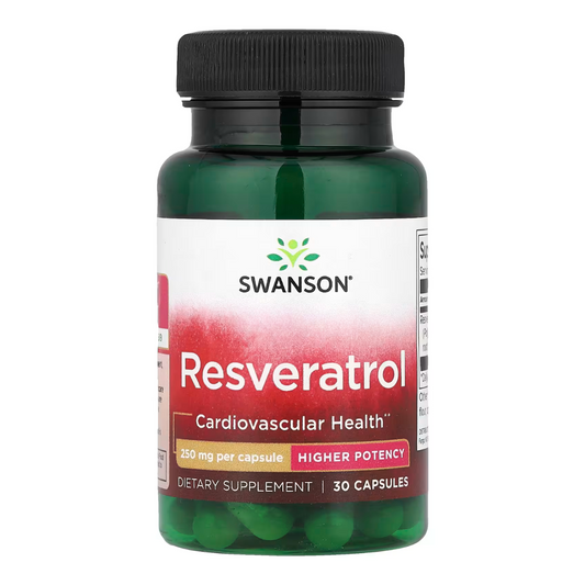 Resveratrol 250 mg 30 cápsulas 