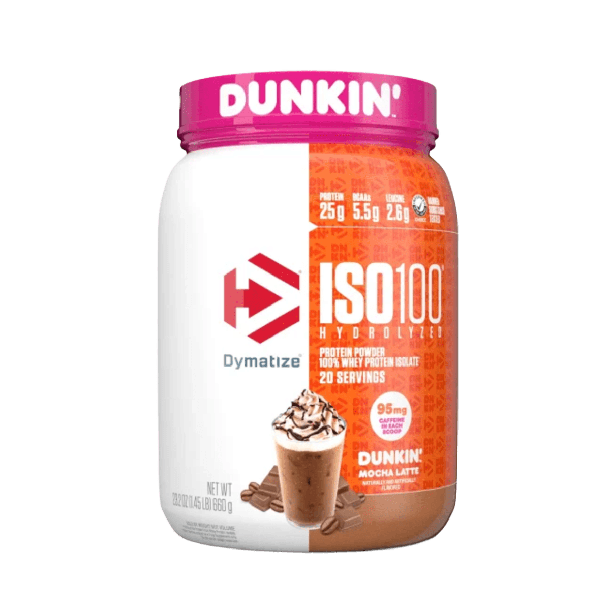 Dymatize Proteina ISO 100 1.4 Lb Dunkin Mocha Latte